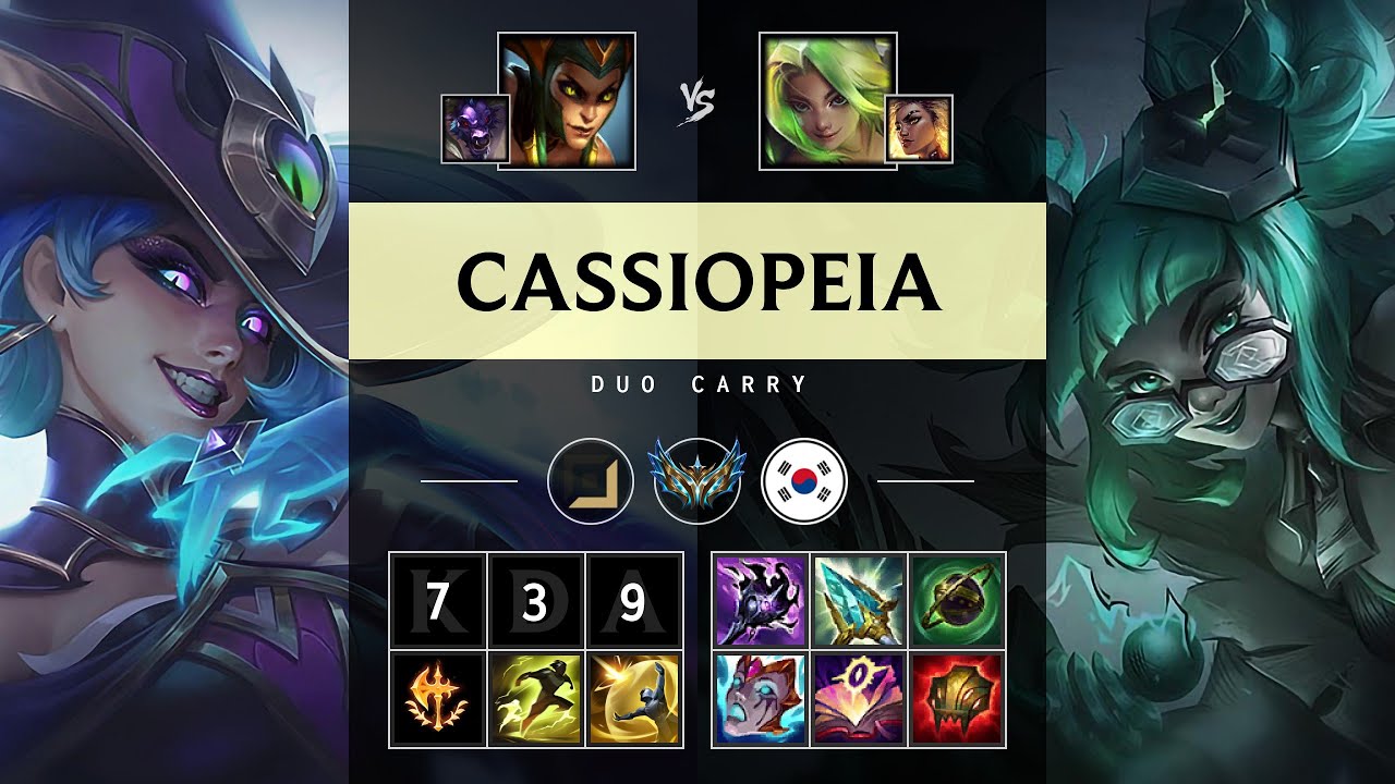 Cassiopeia Carry vs Zeri - KR Challenger Patch 25.13