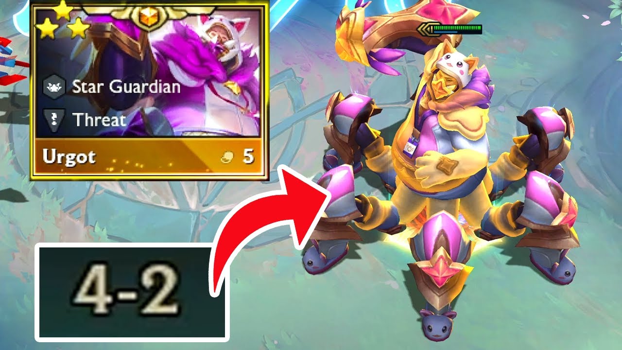 *WORLD RECORD* URGOT ⭐️ ⭐️ ⭐️  AT ROUND 4-2 ??? | My Luckiest S8.5 Game So Far