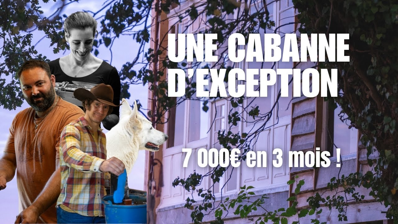 Ils ont construit une CABANE DE LUXE au fond de la CAMPAGNE&hellip; et c&rsquo;est un carton ! Vlog D&eacute;couverte