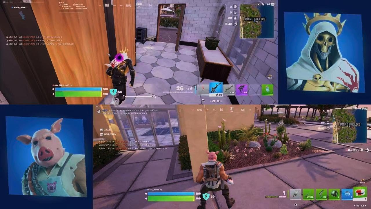 Per Splitscreen gezockt 😂