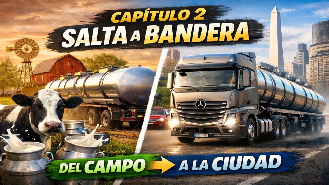 🚚 Del Campo a la Ciudad | Salta → Bandera | Capítulo 2 | Carga de Leche