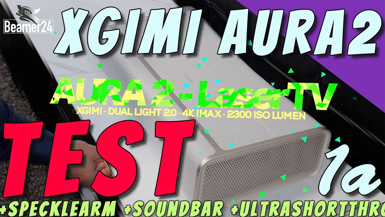 XGIMI AURA2 4K LaserTV im Test – Speckle-Reduktion dank gelber LED! 3Laser/LED mit 2300 ISO Lumen