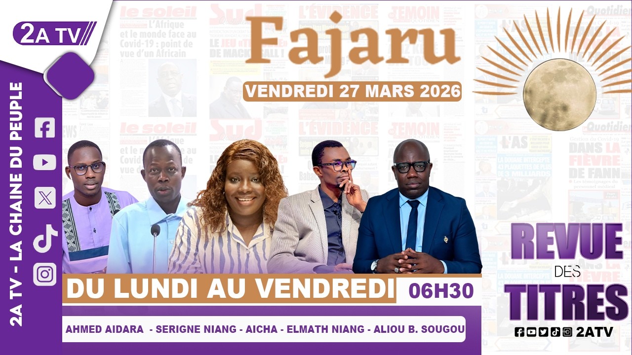 FAJARU du Vendredi 27 Mars 2026