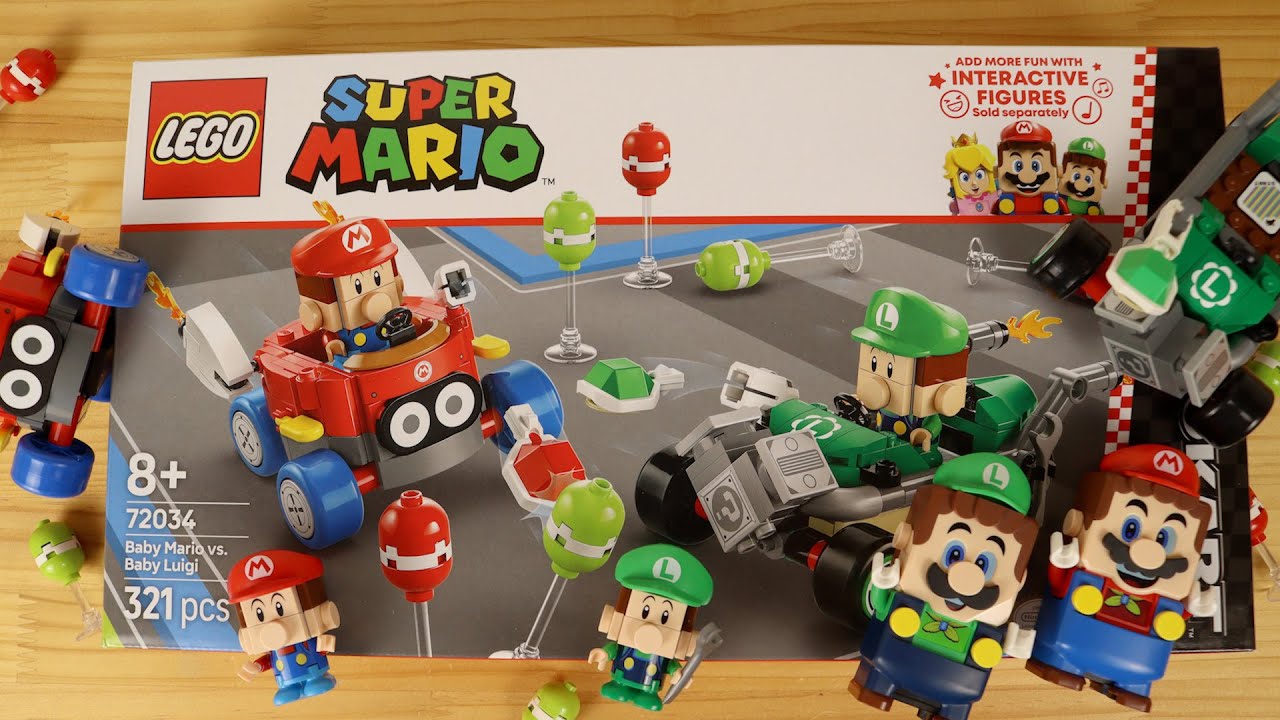 Lego Super Mario Kart™ – Baby Mario vs. Baby Luigi /マリオカート™ – ベビィマリオ vs ベビィルイージ 72034