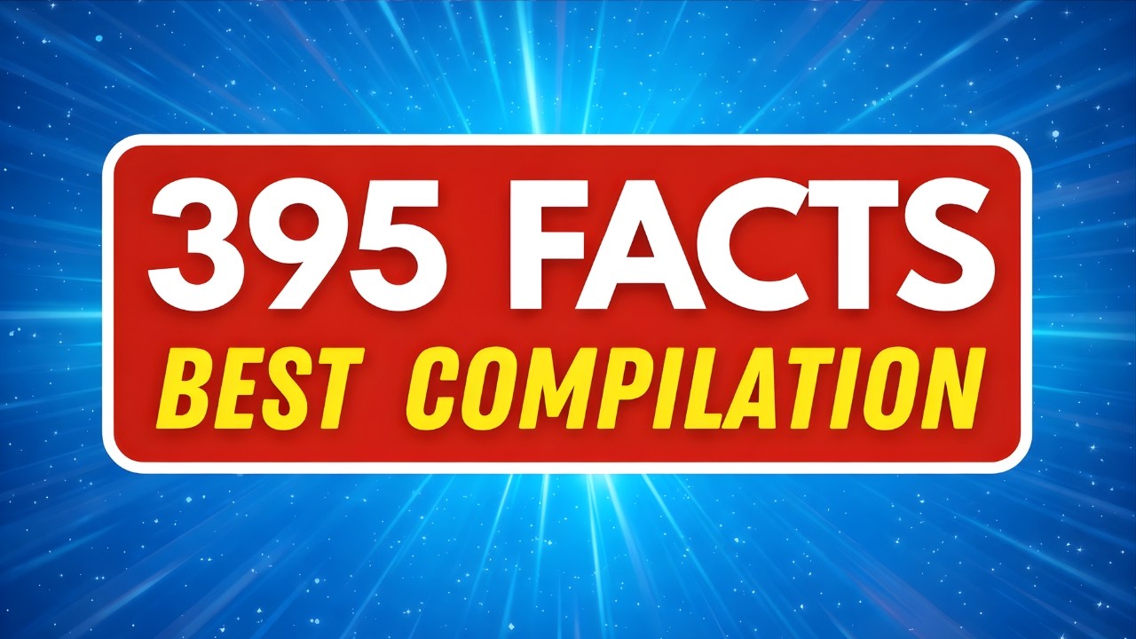 395 INSANE Amazing FACTS That Will Blow Your Mind 😮 |  Zarpado Mega Compilation