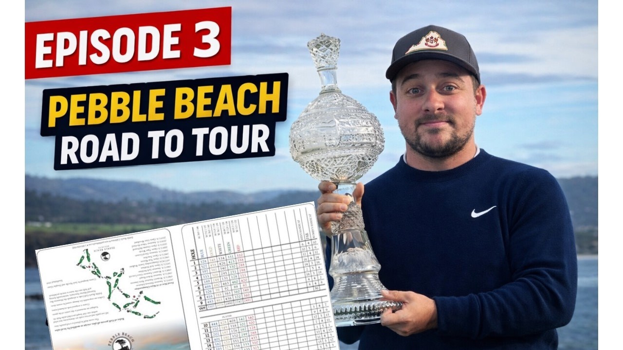 Pebble Beach - GsPro Simulator Golf - Road to Tour Ep3