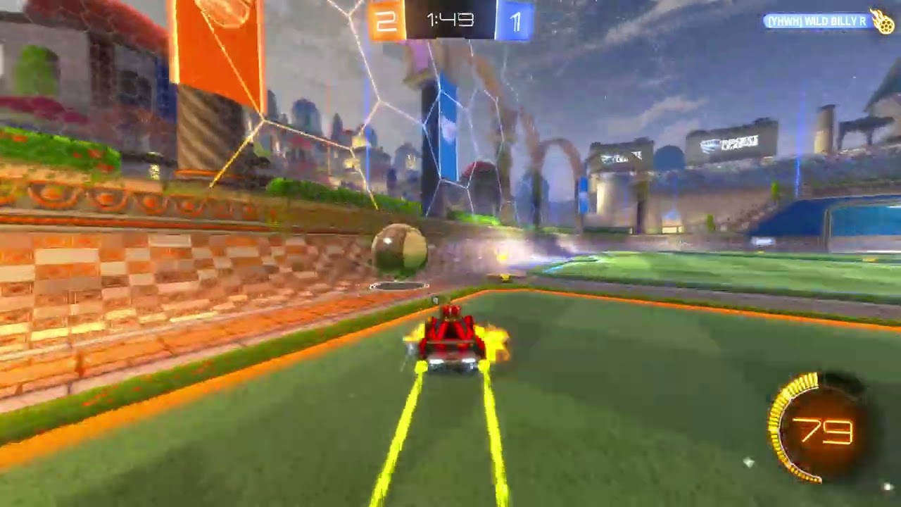 Just playing rocket League.