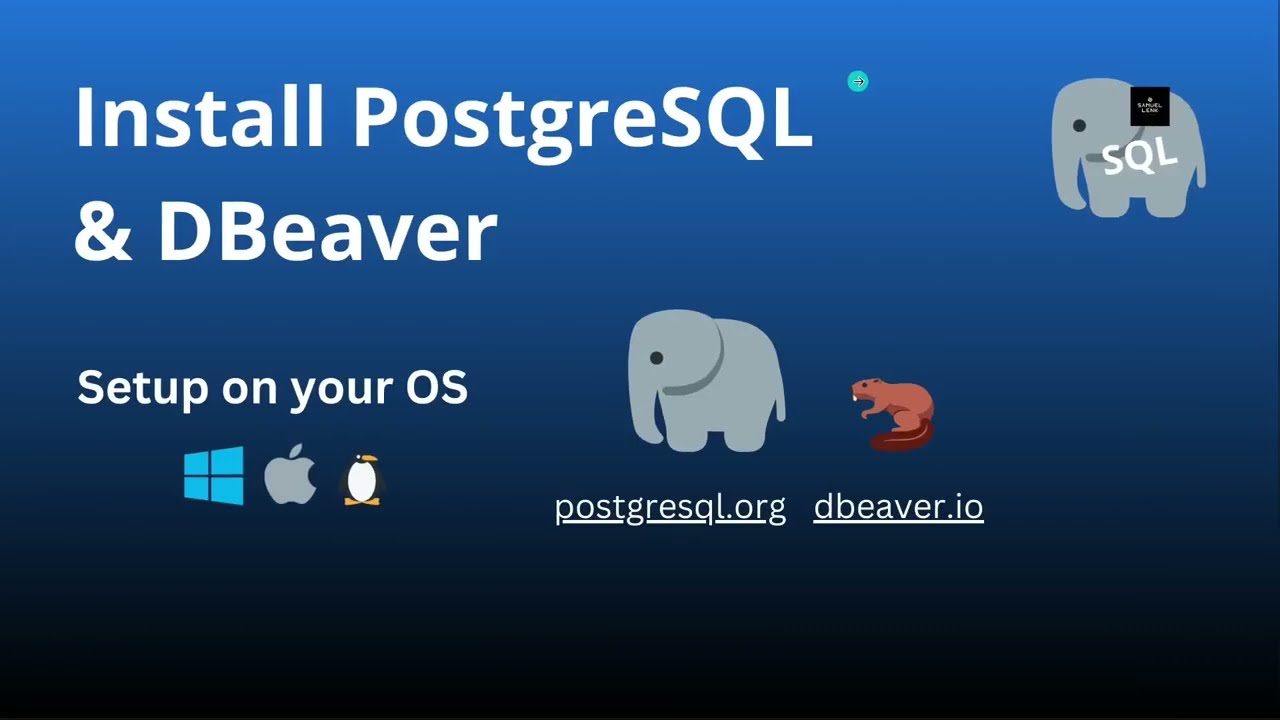 Installation of PostgreSQL and DBeaver on Windows, Mac, or Linux &ndash; SQL Crash Course For Beginners