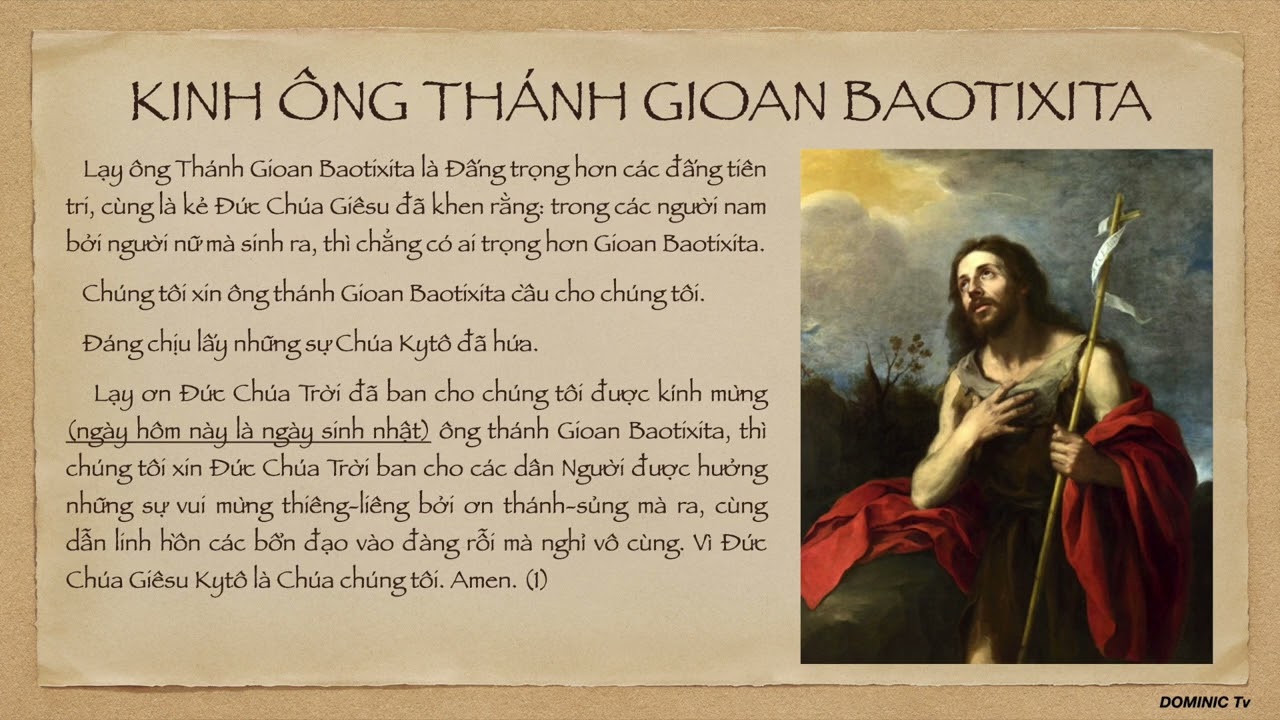KINH &Ocirc;NG TH&Aacute;NH GIOAN BAOTIXITA (1967).