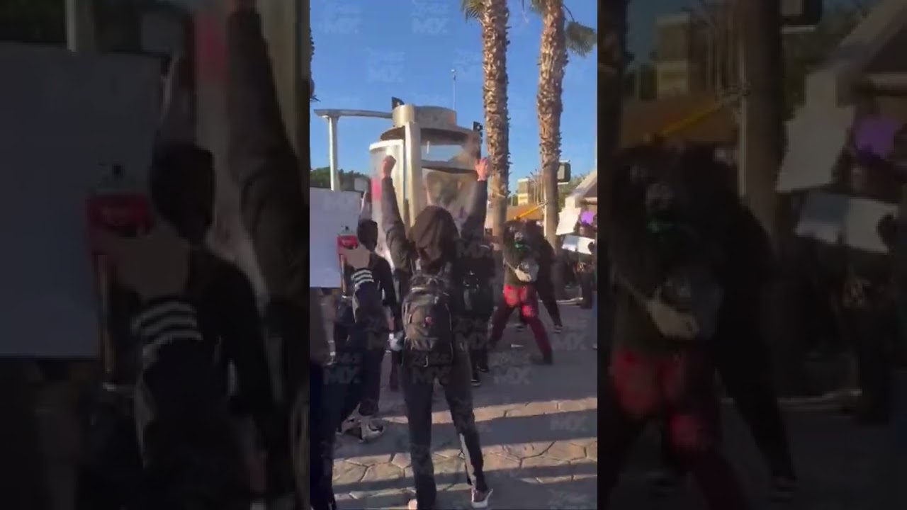 #tijuana PARTE 4: Marcha en zona rio por el d&iacute;a internacional de la mujer #8m