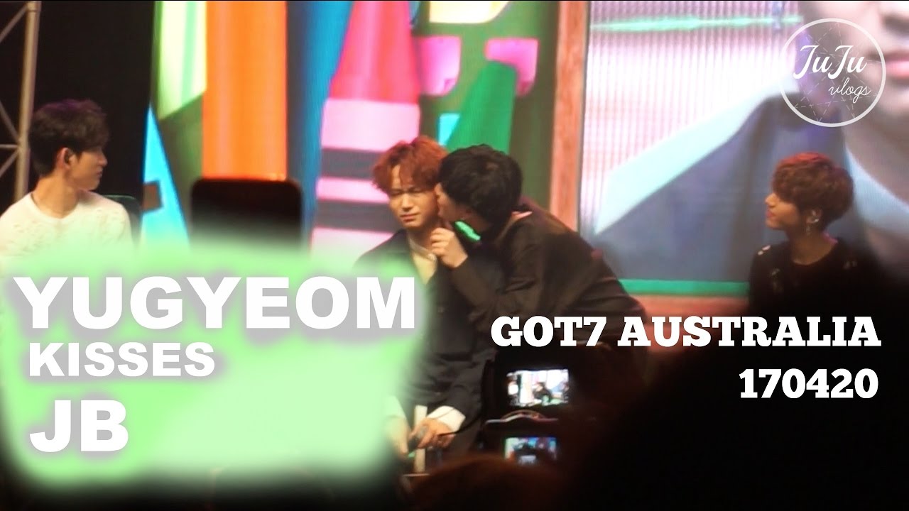 170420 YUGYEOM KISSES JB, MARK'S MOLE (GOT7 GLOBAL FANMEET SYDNEY AUSTRALIA)