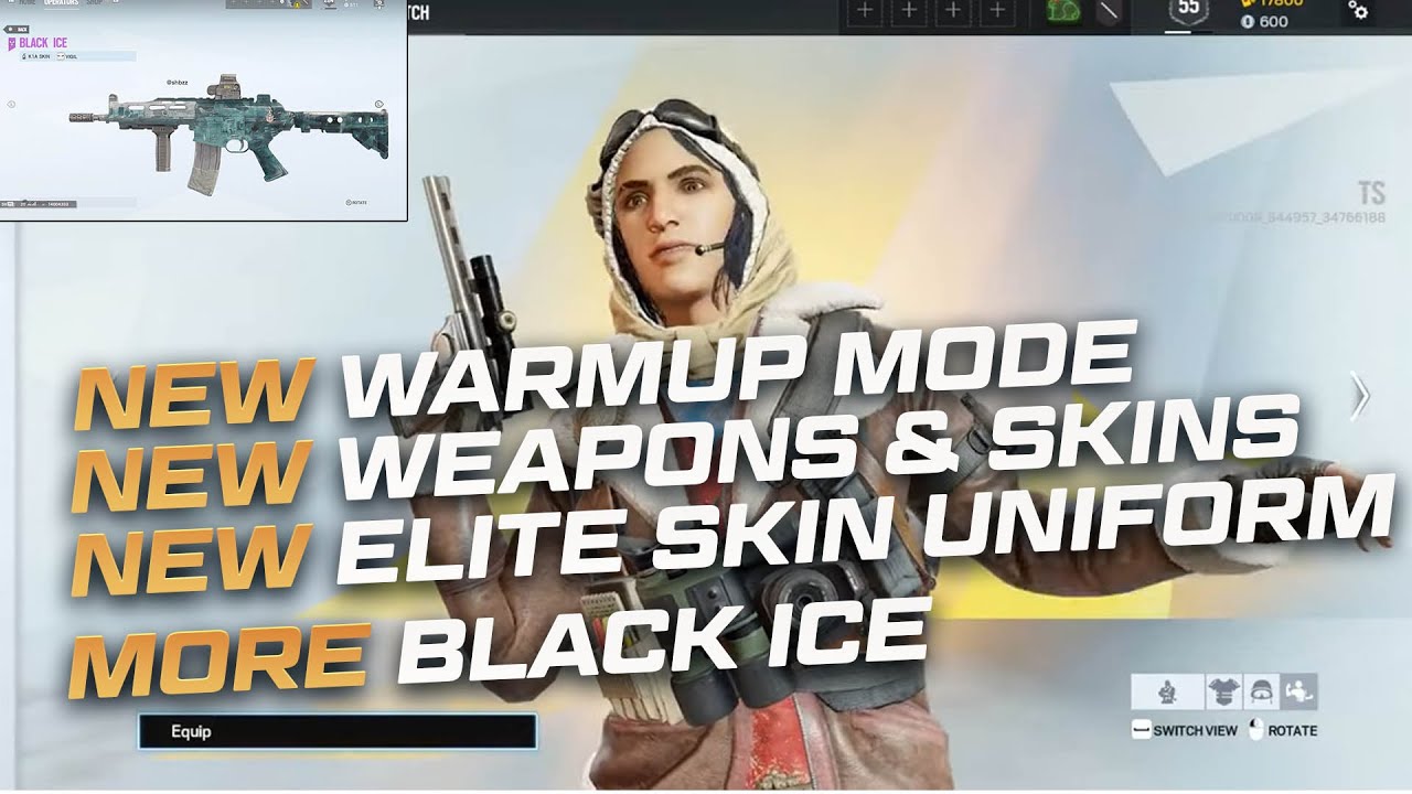 KAID ELITE SKIN + YEAR 7 LEAKS (Black Ice) - Rainbow Six Siege Gameplay