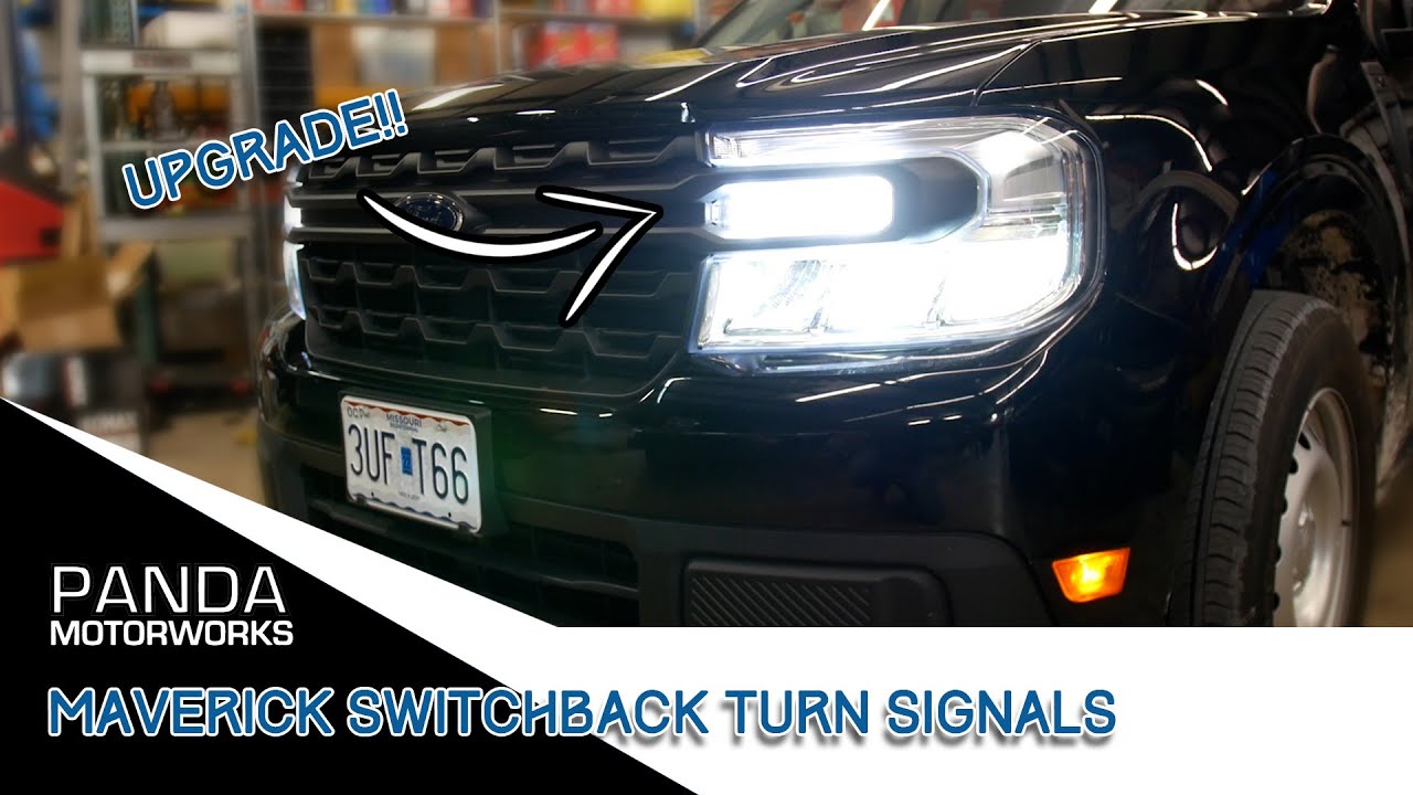 Installing LED Turn Signal Switchbacks on the Ford Maverick!