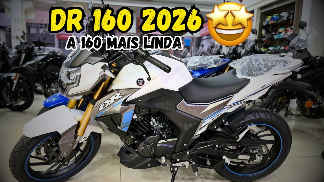 🔥HAOJUE DR 160 2026 UMA MOTO SUPER COMPLETA | em detalhes