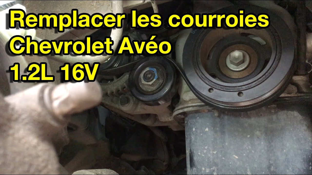 [COMMENT REMPLACER LES COURROIES SUR UNE CHEVROLET AVEO]
