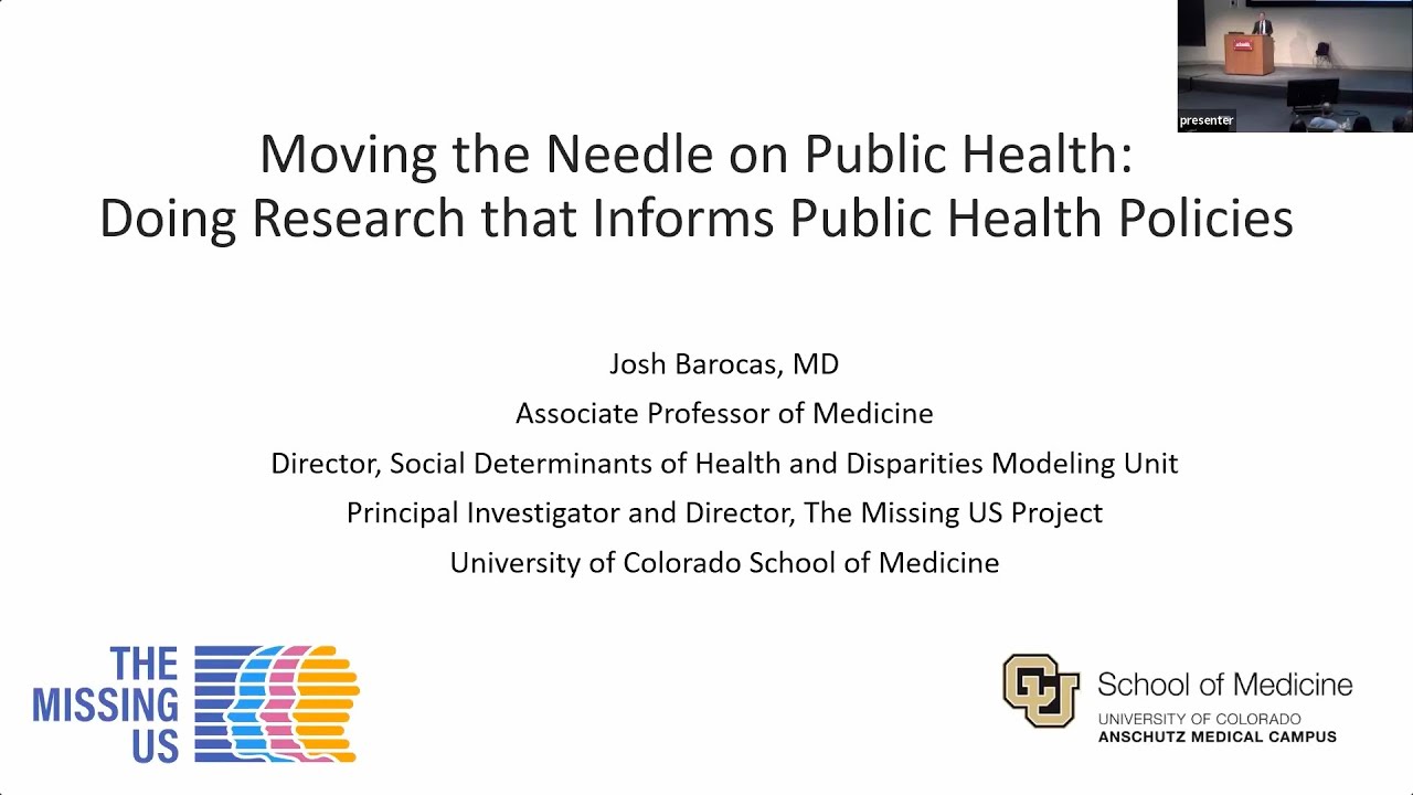 Moving the Needle on Public Health: Doing Research that Informs Public Health Policies