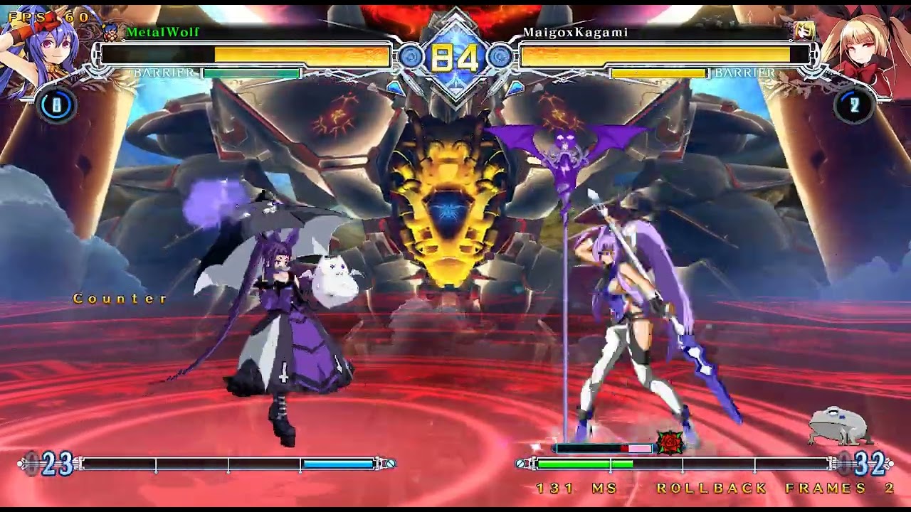MetalWolf (Mai) Vs Maigo (Rachel) Set CoM 2 [BBCF]