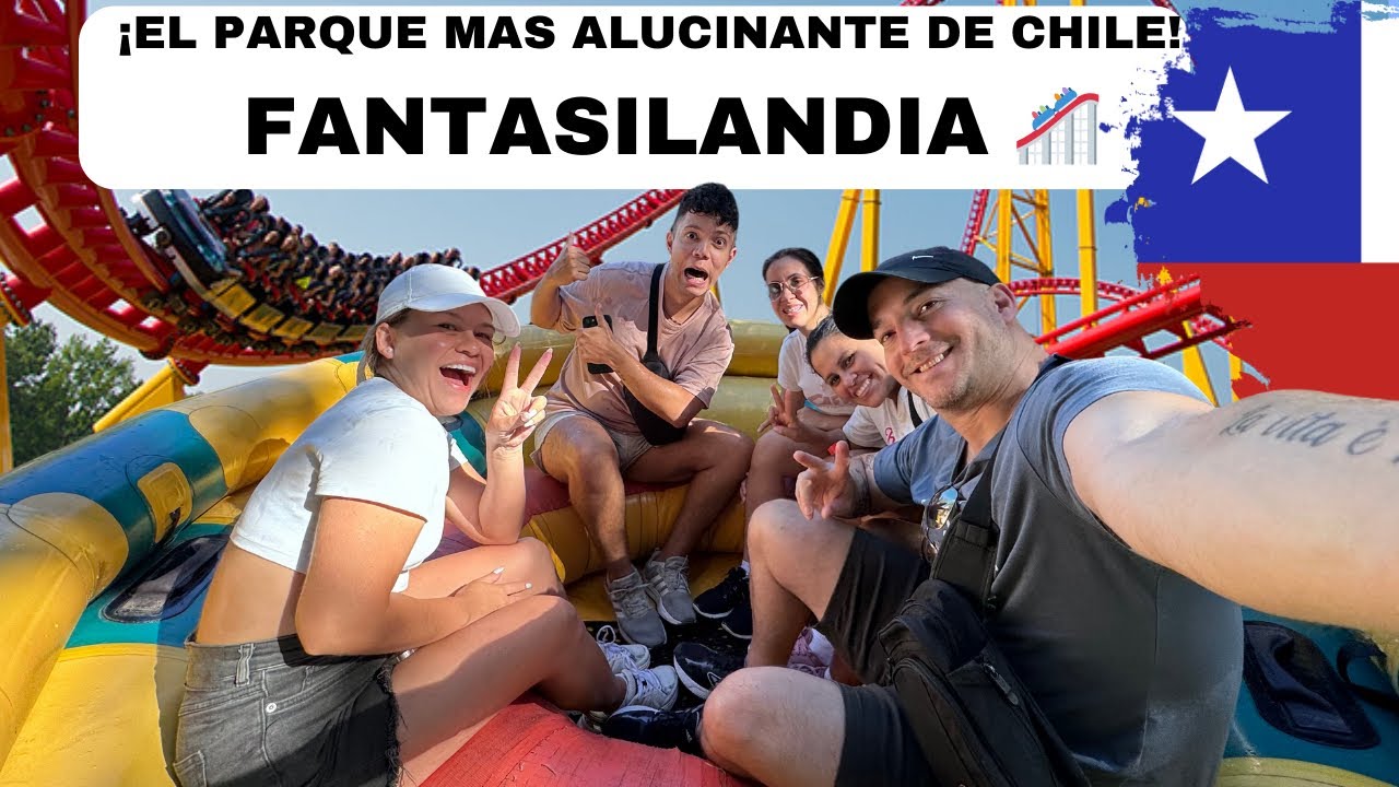 INCREÍBLE este PARQUE de DIVERSIONES en CHILE  🇨🇱 , FANTASILANDIA