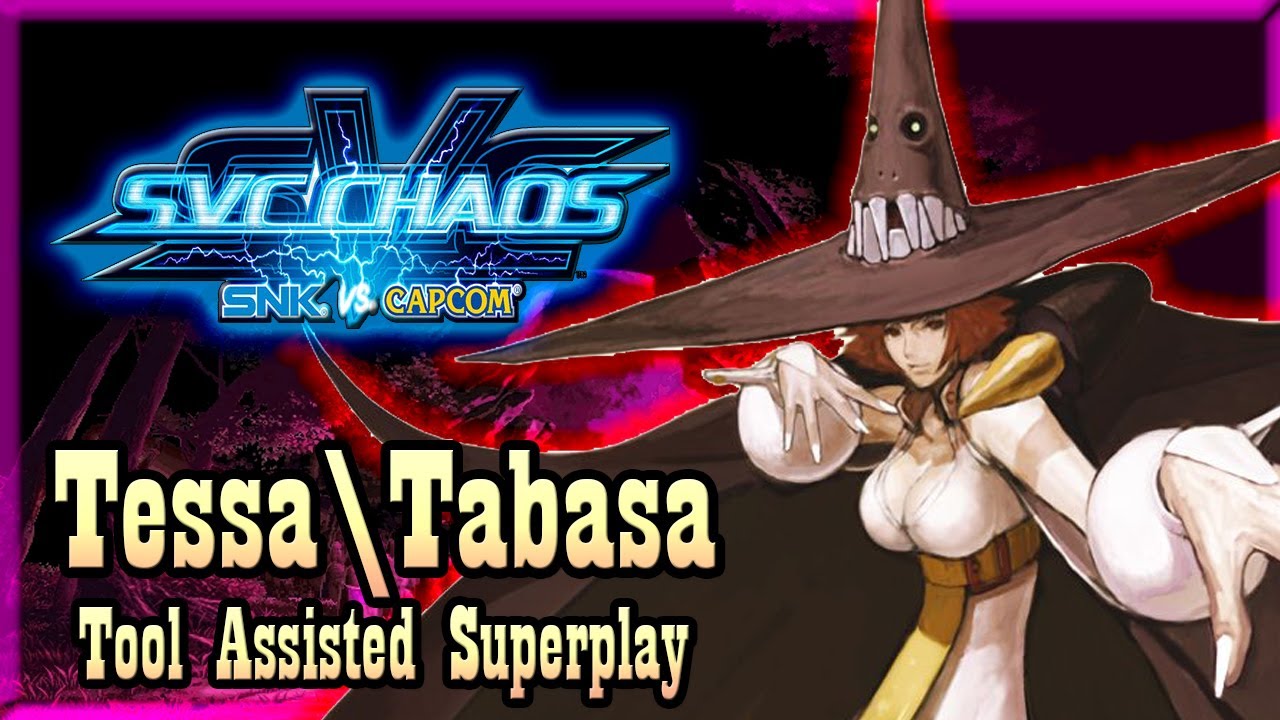 【TAS】SVC CHAOS SNK VS CAPCOM - TESSA(USA) TABASA(JPN)