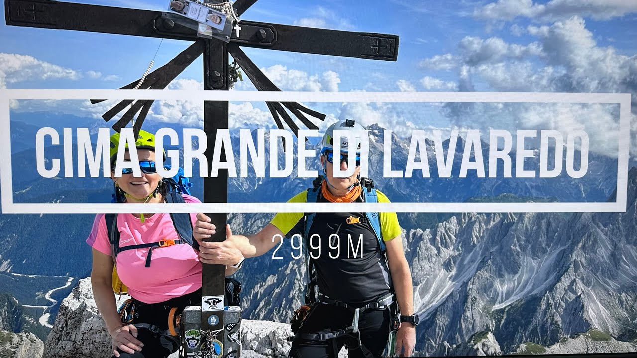 TRE CIME DI LAVAREDO SALITA SULLA CIMA GRANDE DI LAVAREDO  VIA NORMALE PATRIMONIO UNESCO 24/7/24