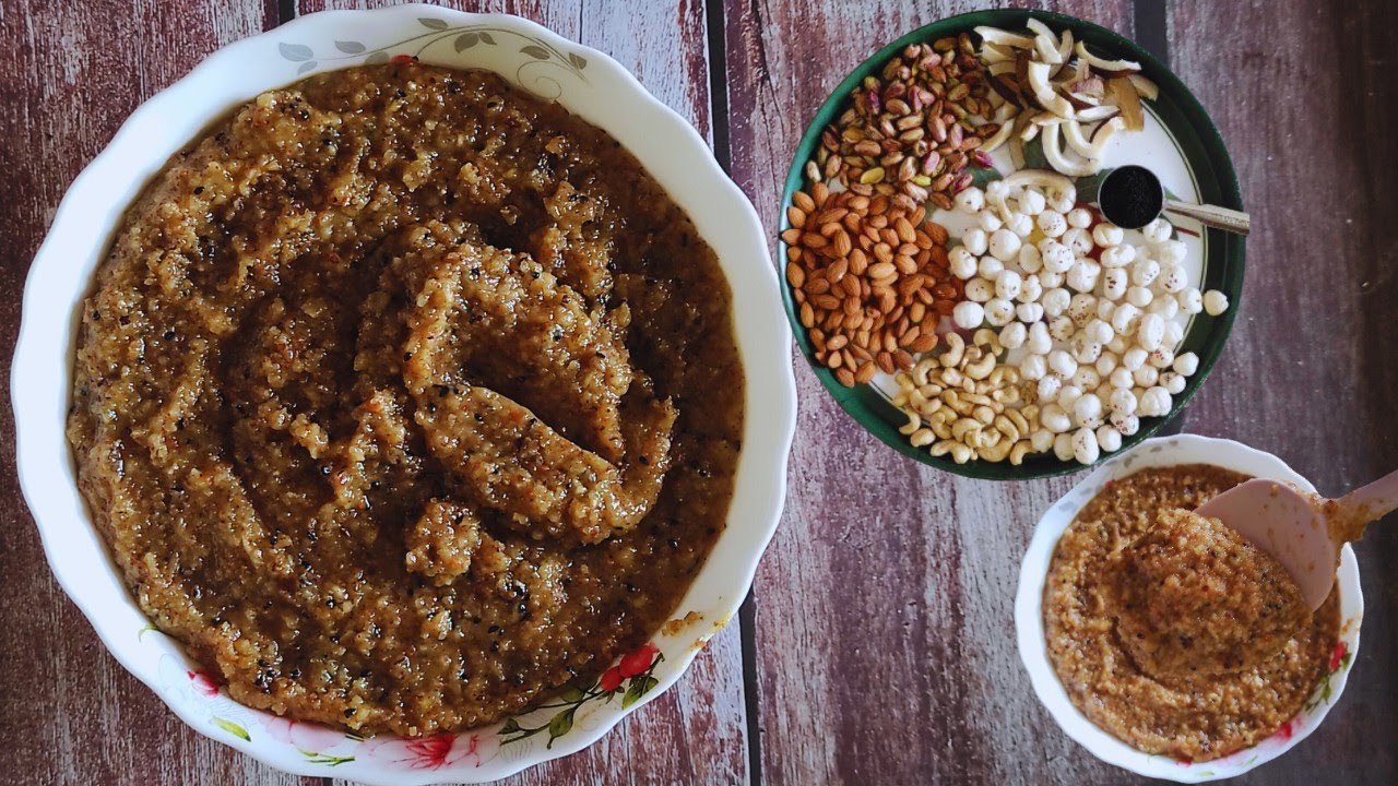 Eat this just 2 tbsp daily for sharp mind, strong bones & boost energy post Delivery Dry fruit halwa