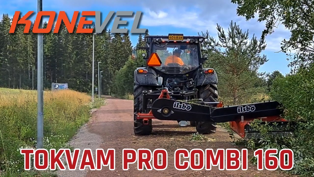 Konevel työnäytös | Espoo |  Ilsbo by Tokvam M160 ProCombi kelamurskain