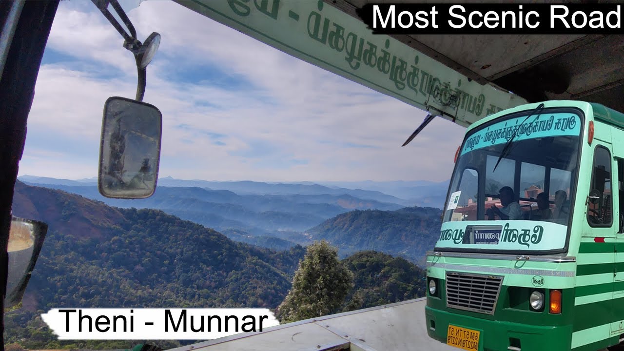 Theni To Munnar Tnstc Bus Travel | Most Beautiful Route ever | #thenitomunnar