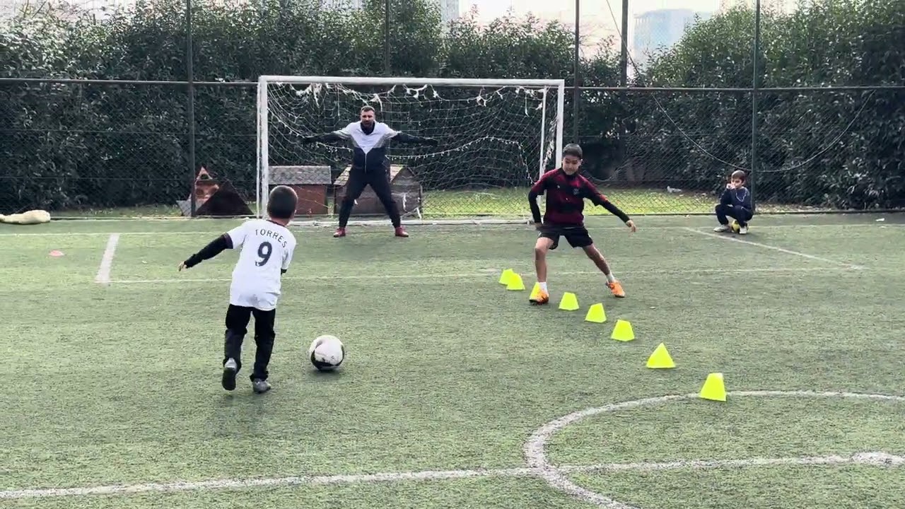 	Training the Next Generation of Football Superstars #football #footballskills #footballshorts 