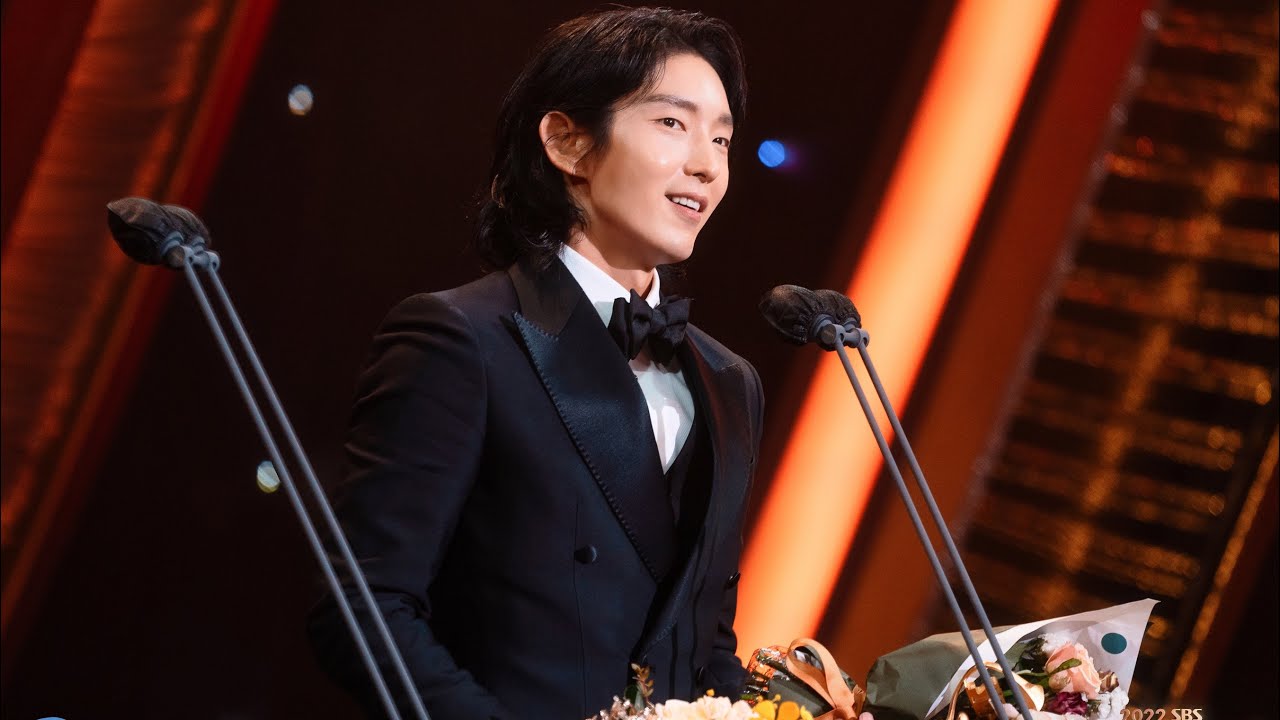 Lee Joon-gi top excellence award acceptance speech @ 2022 drama awards
