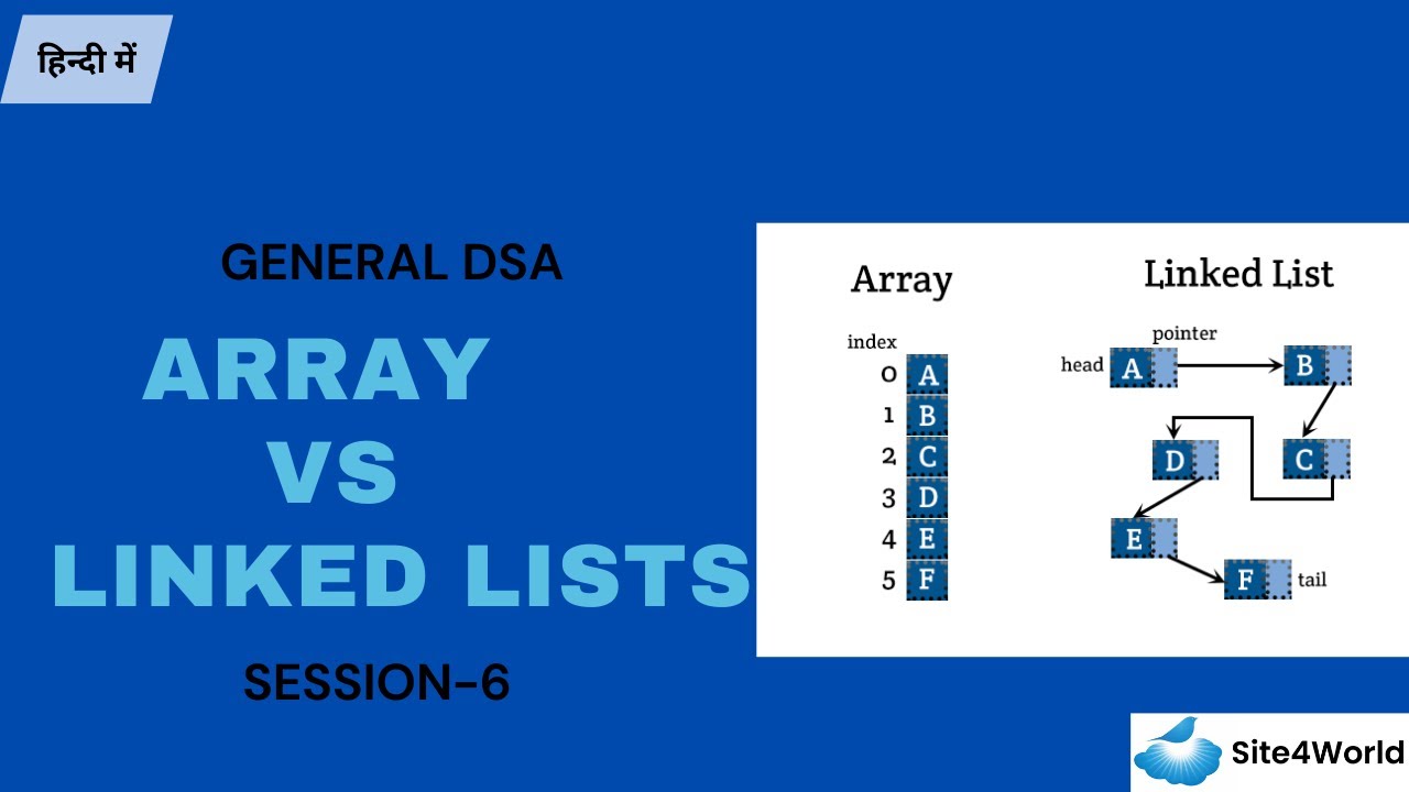 General DSA Session 6 : Array vs Linked Lists