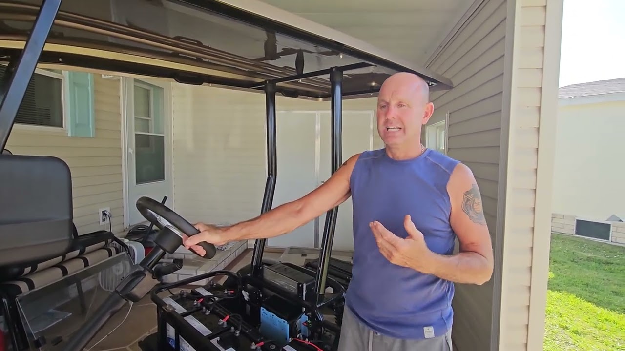 hurricane Ian flooded golf cart rebuild