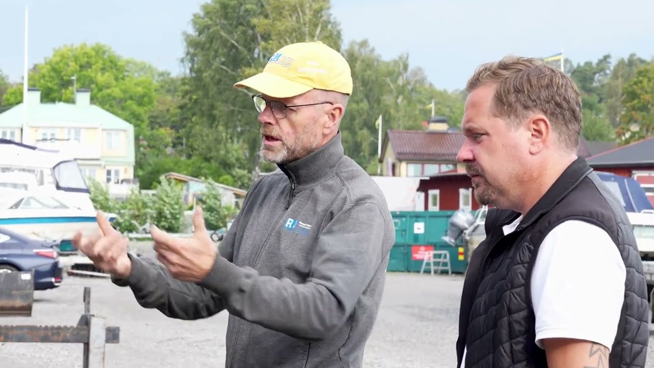 Pionjär för Toptex - Lasse på Resarö Marina