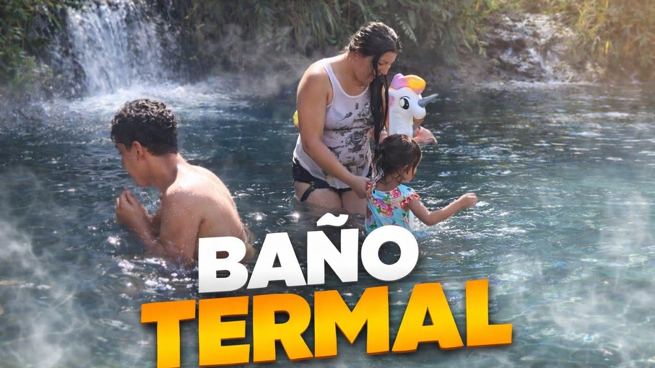*SIN PAGAR* Asi nos relajamos en las aguas termales #humor  #elsalvador #viralvideo #vacaciones 