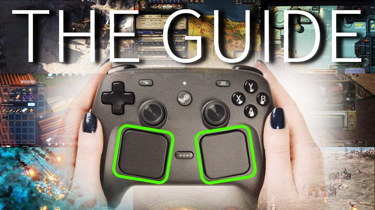 Инструкция по настройке трекпадов Steam Controller для FPS, RPG, стратегий и настольных компьютер...