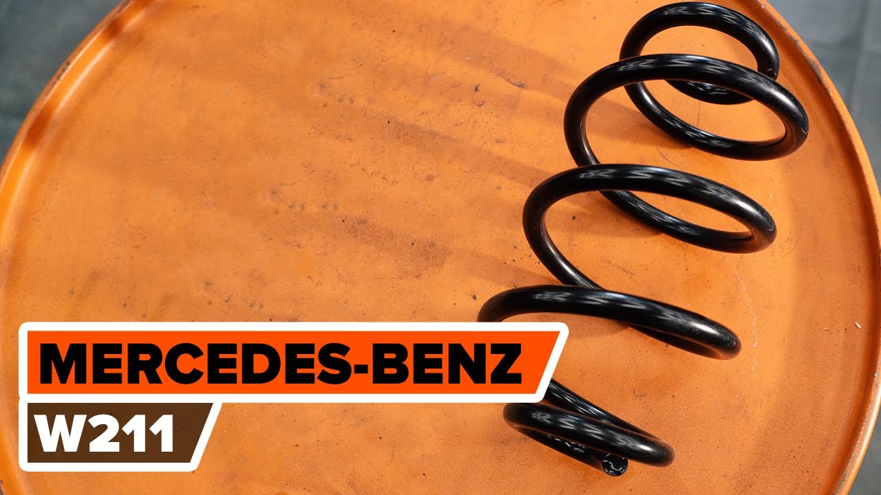 Så byter du fjädrar bak på MERCEDES-BENZ W211 E-klass [AUTODOC-LEKTION]