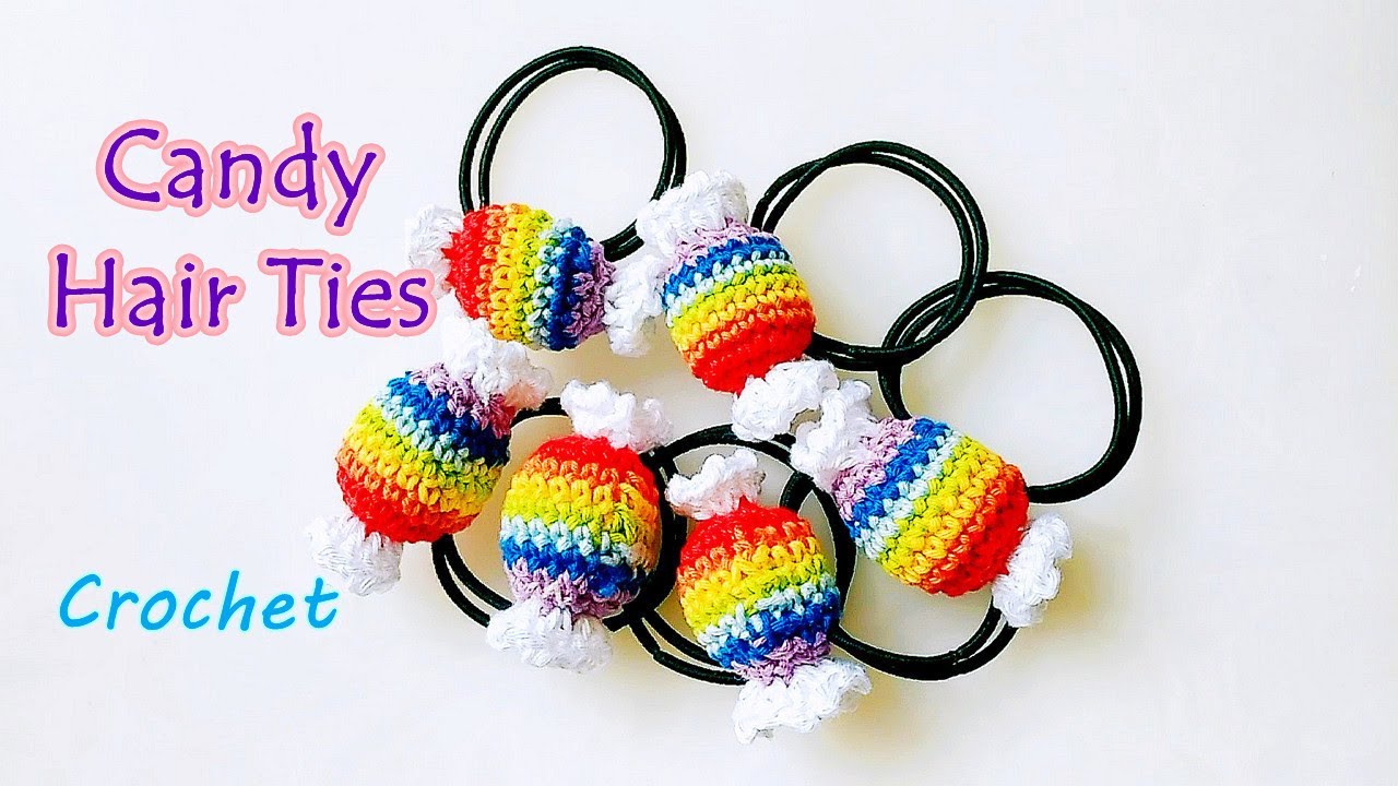 crochet-Candy Hair Ties [easy]