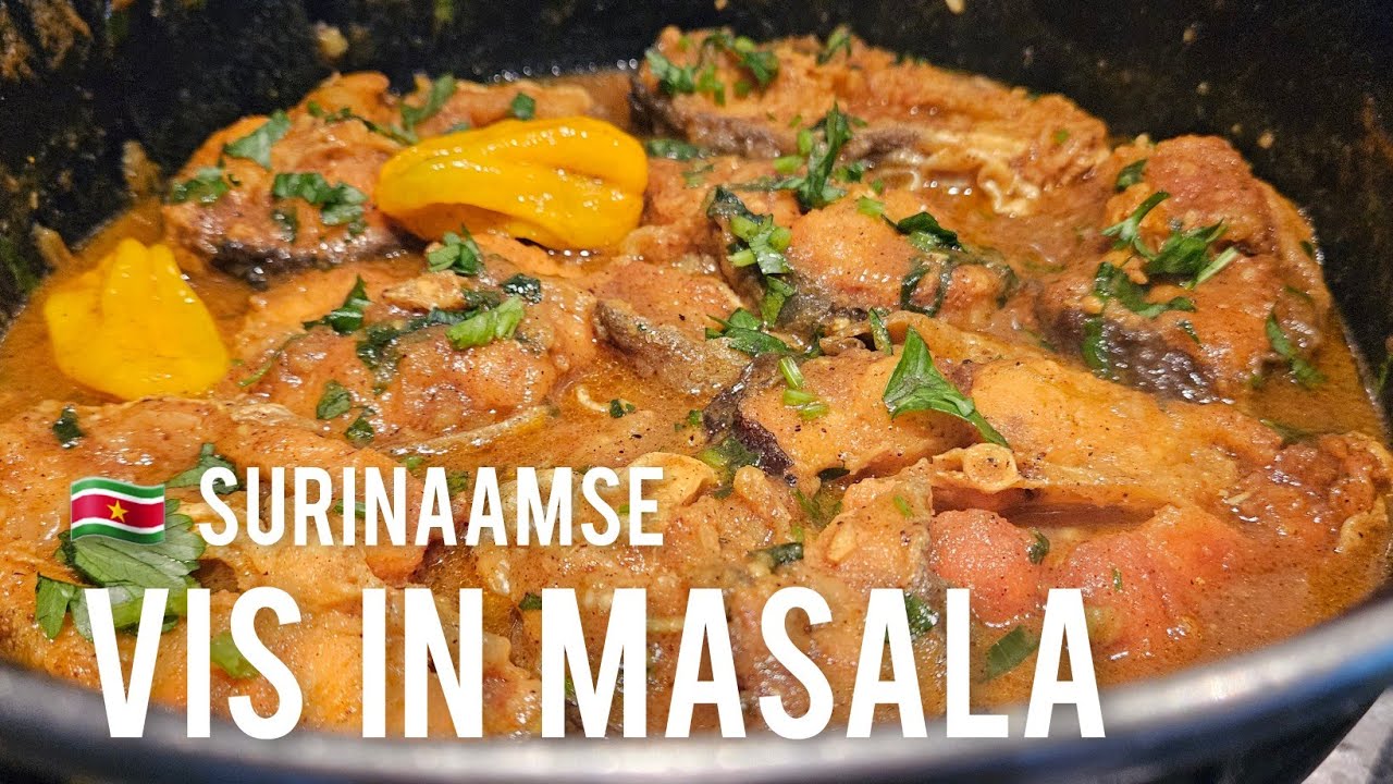 Vis in masla kerrie maken|Fish Curry recipe hot|