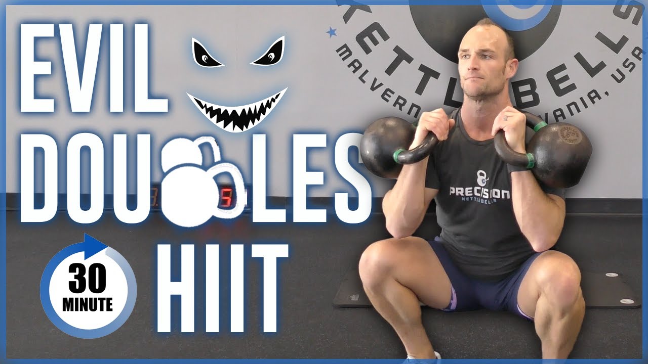 Evil 30 Minute Double Kettlebell Workout | Full Body Follow Along Workout | Day 3