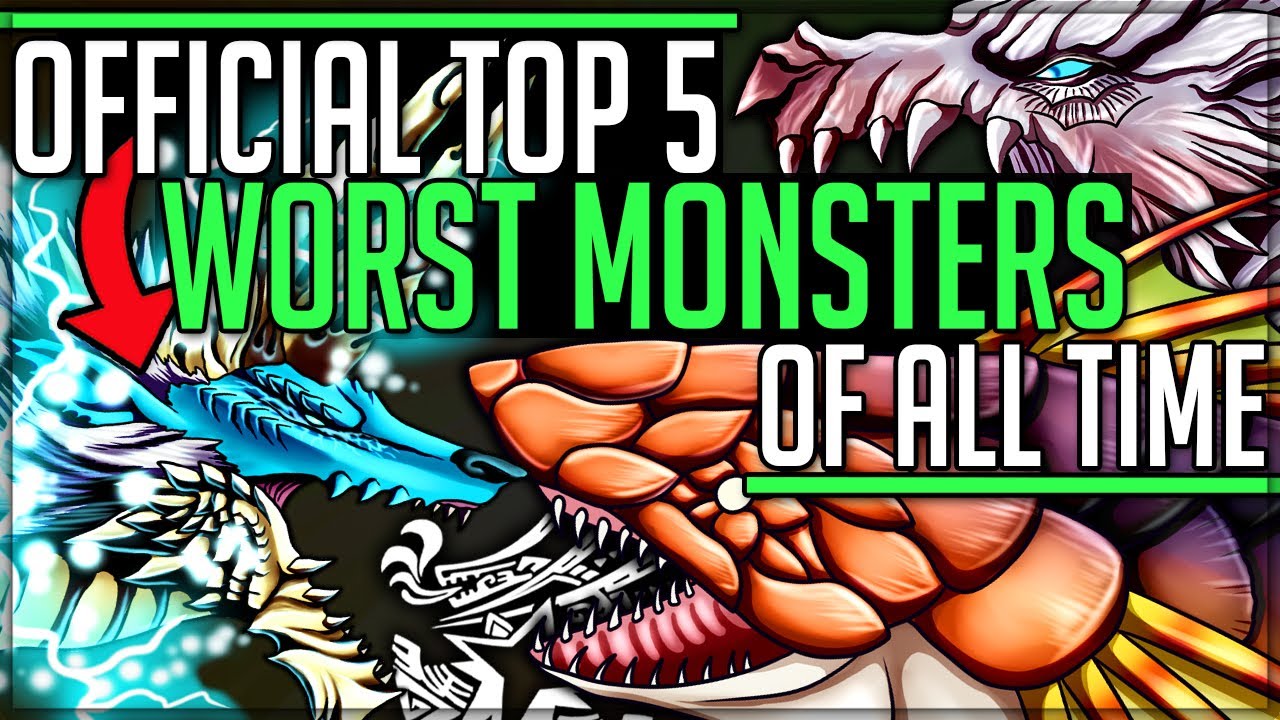 Official Top 5 Worst Monsters in All of Monster Hunter History! (Discussion/Community Vote/Fun) #mhw