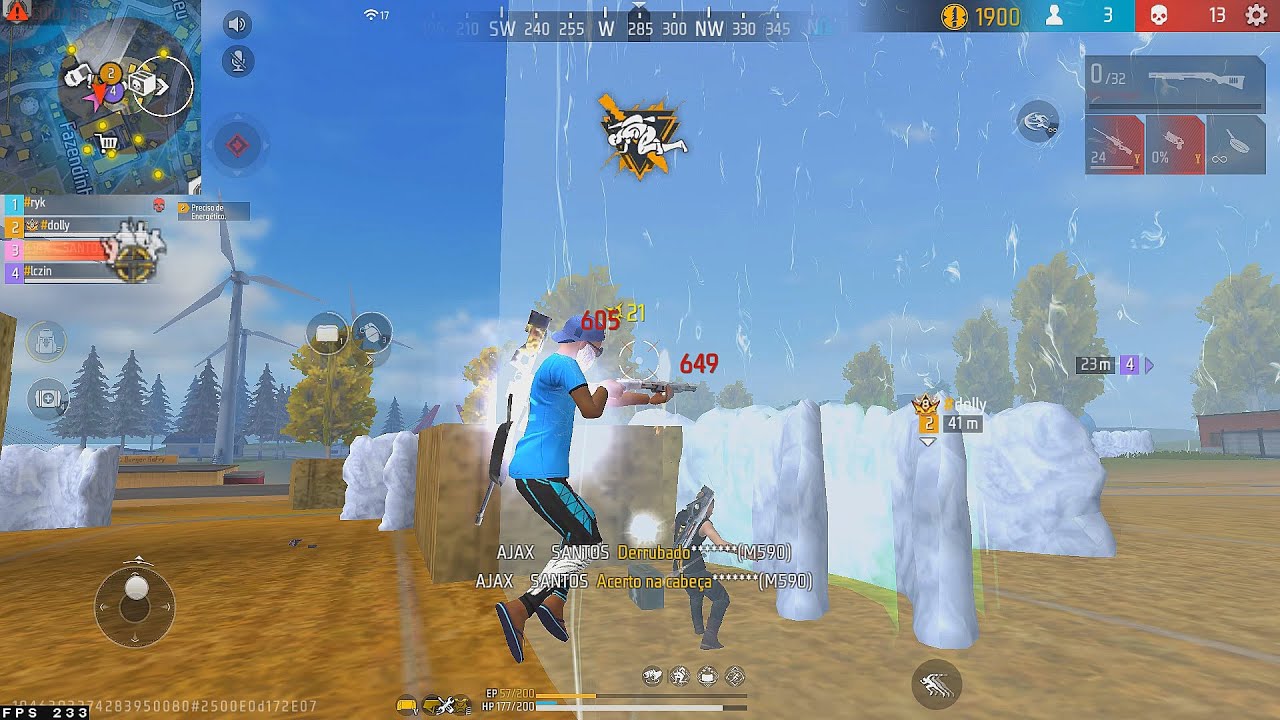 ASSIM QUE JOGAMOS O ALL IN E MSL 🤍🖤 HIGHLIGHTS EM CAMPEONATOS! EMULADOR FREE FIRE 🖥️
