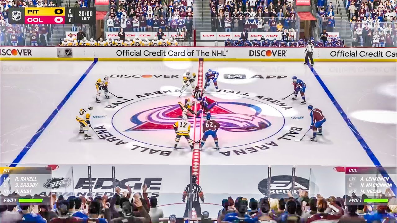 Colorado Avalanche vs Pittsburgh Penguins 3/16/2026 NHL 26 Gameplay