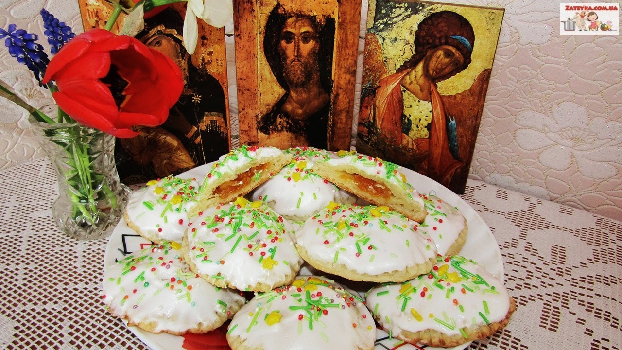 Творожное ПАСХАЛЬНОЕ ПЕЧЕНЬЕ с Курагой и Глазурью! Идеальная ПАСХАЛЬНАЯ ВЫПЕЧКА! EASTER COOKIES!