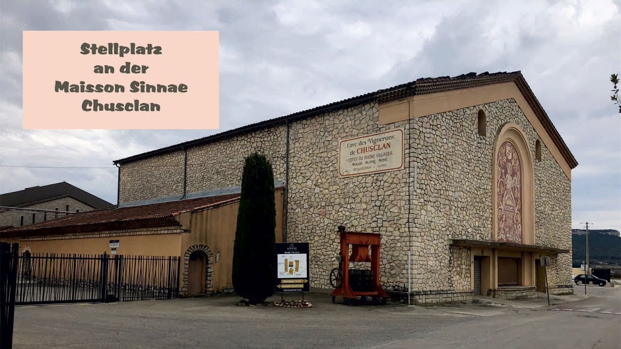 Stellplatz an der Maisson Sinnae in Chusclan (Frankreich)