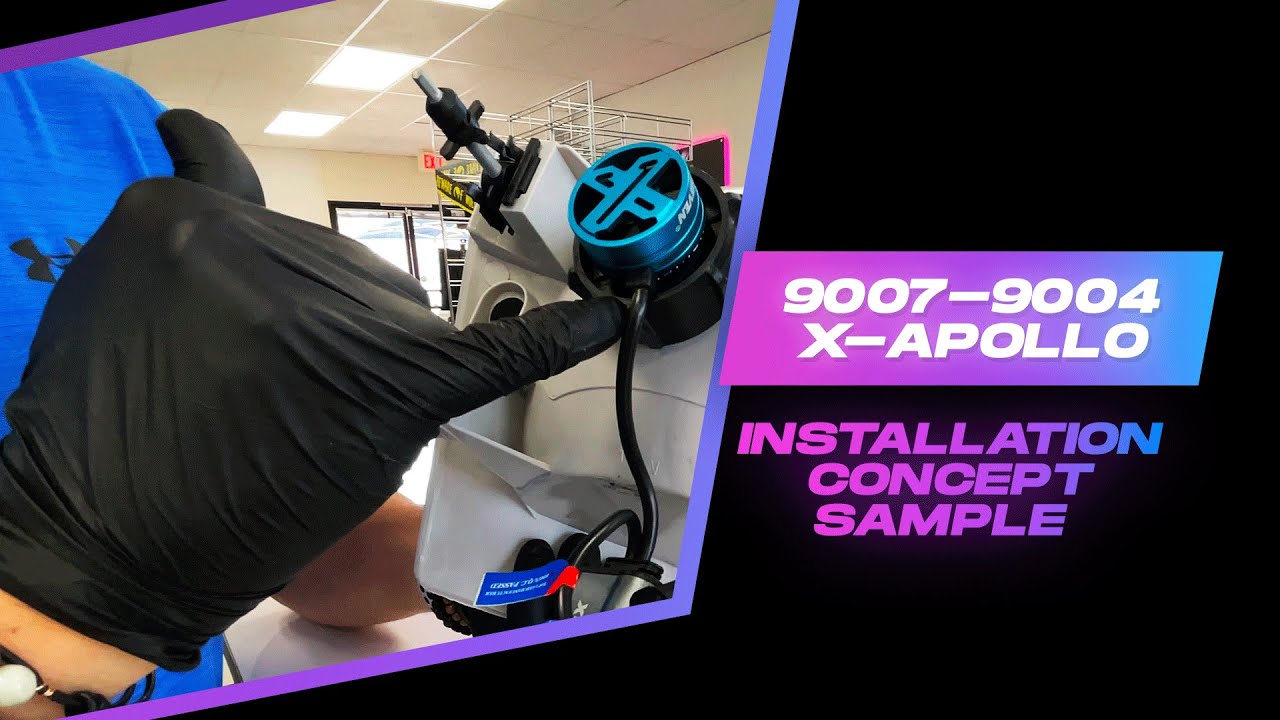 X-7SEVENUSA -- 9007-9004 || X-Apollo || Installation Concept Sample 🚘⚙️