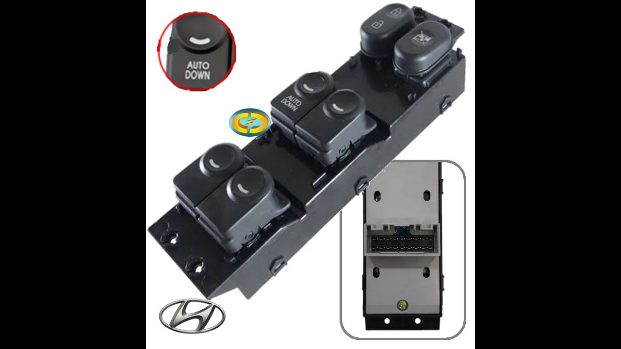 Interruptor Vidro Elétrico Hyundai HB20 Quádruplo AUTO DOWN - CD5258