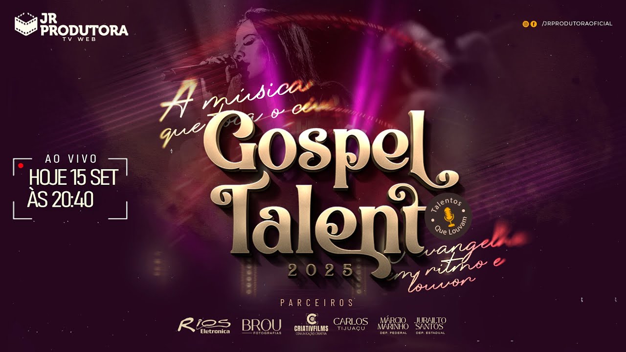 🎤 FESTIVAL GOSPEL TALENT 2025 – PRIMEIRA FASE DE AUDIÇÕES  -  15.09