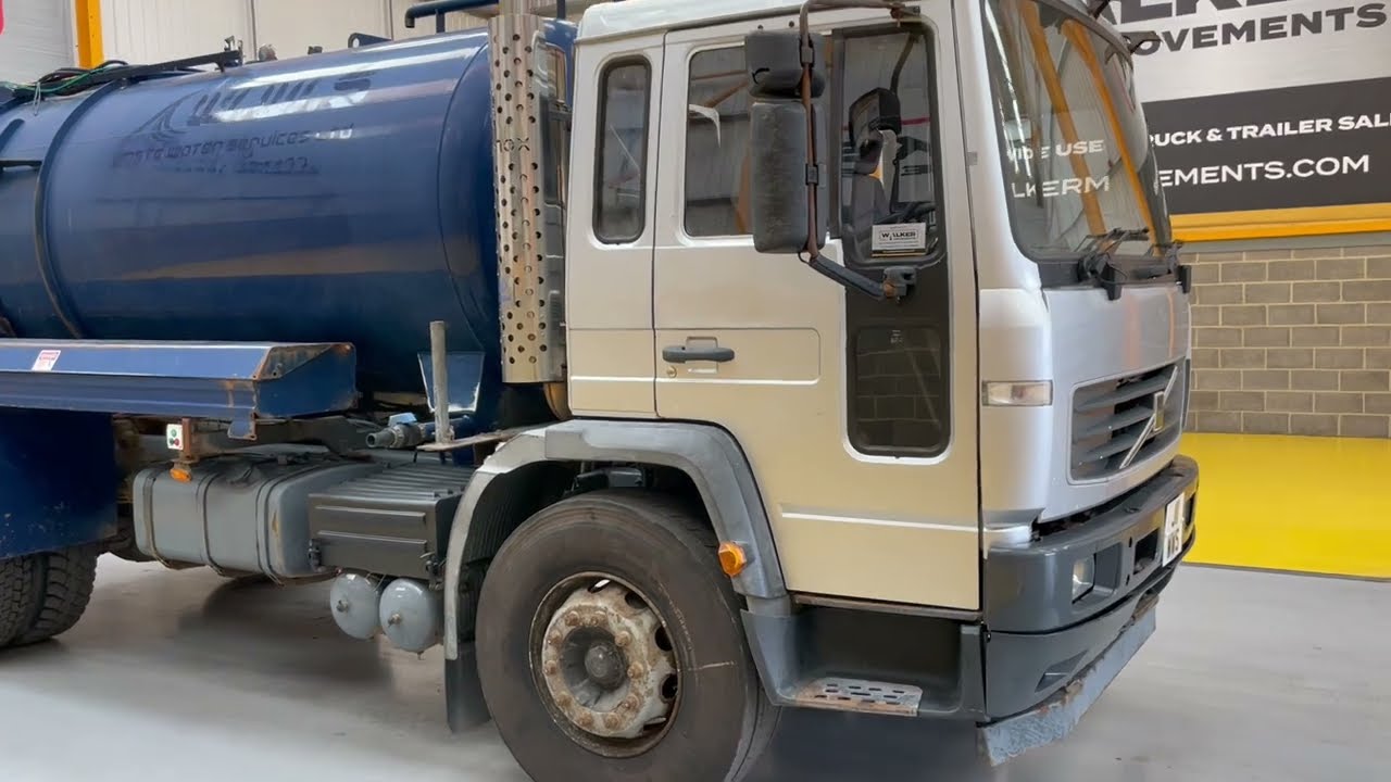 New In Stocklist For Sale: VOLVO FL6 4X2 WASTE WATER TANKER – 2004 – J11 WWS