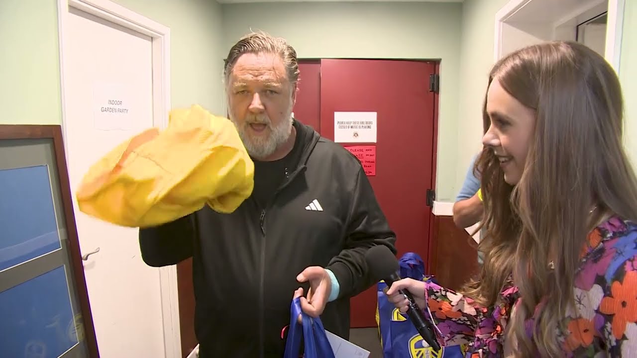 Exclusive: Russell Crowe comes to Leeds - interview with Amelia Beckett and ITV Calendar