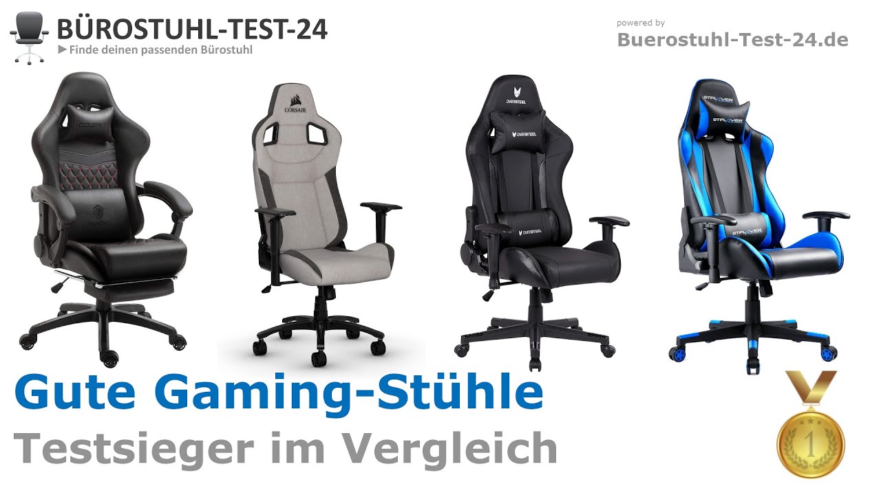 Gute & günstige Gaming Stühle & Bürostühle (TOP 5) 🥇 Testsieger im Vergleich (Gaming Chairs)