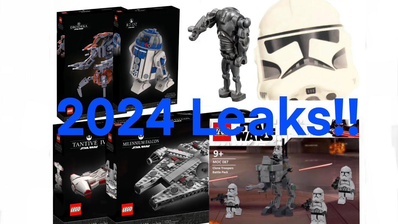 LEGO Star Wars 2024 Leaks! New Clone Battle Pack, Droideka, and Much More!